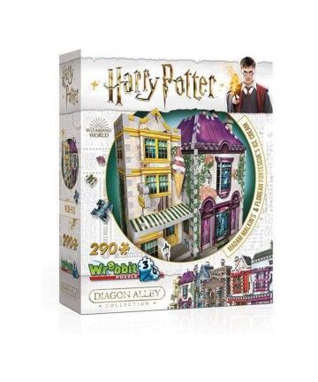 Puzzle 3D Harry Potter Madam Malkin's & Florean Fortescue's Ice Cream Wrebbit (209 pcs)