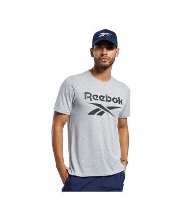 Maglia a Maniche Corte Uomo Reebok Workout Ready Supremium Grigio