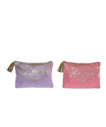 Necessaire DKD Home Decor Rosa Lilla (2 pcs) (22 x 1.5 x 16 cm)