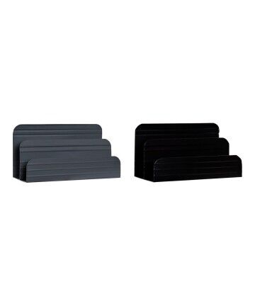 Contenitore per Sistemare Multiuso DKD Home Decor Ferro (2 pcs) (25 x 12 x 14 cm)