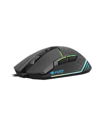 Mouse Gaming Fury Battler RGB 6400 DPI Nero