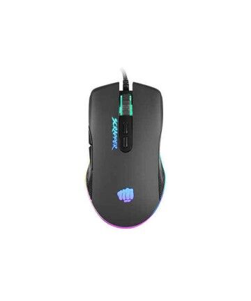 Mouse Gaming Fury Scrapper RGB 6400 DPI Nero