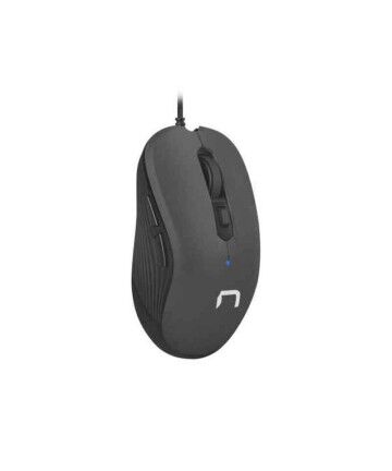 Mouse con Cavo e Sensore Ottico Natec DRAKE 3200 DPI Nero