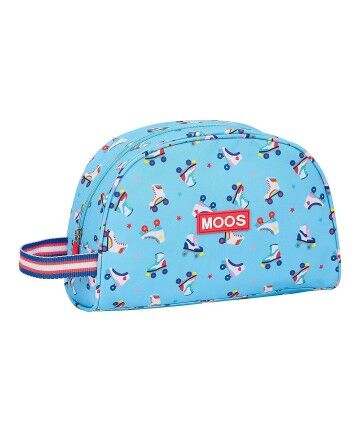 Necessaire per la Scuola Moos Rollers Azzurro Chiaro