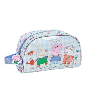 Necessaire per la Scuola Peppa Pig Urban Farmer Azzurro Chiaro