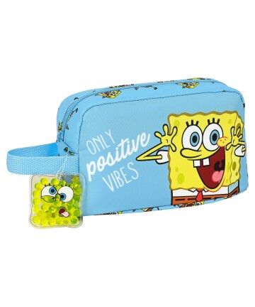 Portamerenda Spongebob Positive Vibes Azzurro Chiaro (6,5 L)