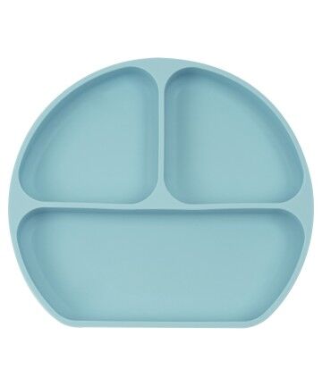 Piatto Safta Bear Silicone Ventosa Azzurro Chiaro (20,5 x 2,5 x 18 cm)