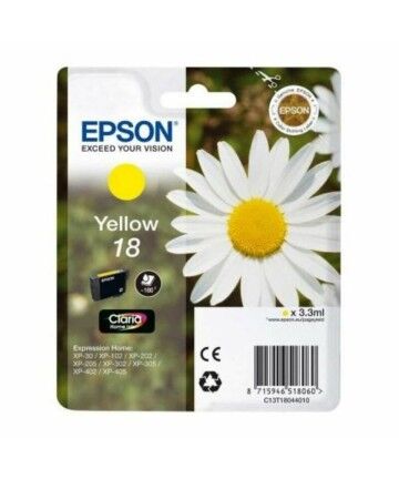 Cartuccia ad Inchiostro Originale Epson CLARIA T18 Giallo