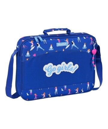 Portadocumenti BlackFit8 Go Girls Azzurro (38 x 28 x 6 cm)