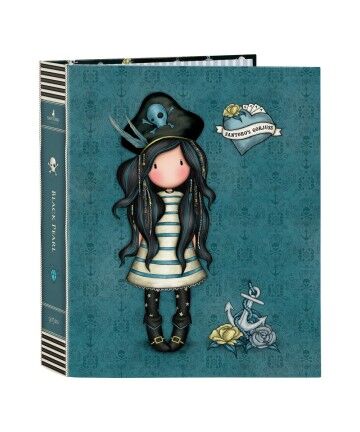 Raccoglitore ad anelli Gorjuss Sea Nixie A4 (27 x 33 x 6 cm)