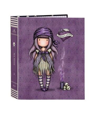 Raccoglitore ad anelli Gorjuss Sea Nixie A4 (27 x 33 x 6 cm)