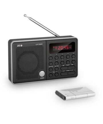 Radio Transistor Ultimate Design Sintonizzatore AM/FM 600 mAh Nero