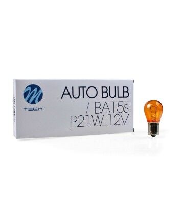 Lampadina per Auto M-Tech Z19 21W Arancio 12 V 10 uds BA15S