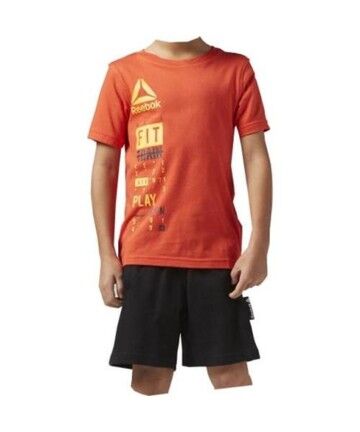 Completo Sportivo per Bambini Reebok BK4380 Arancio