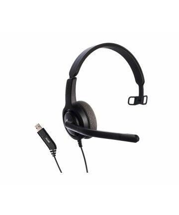 Auricolari con Microfono Axtel  AXH-V28USBM Nero