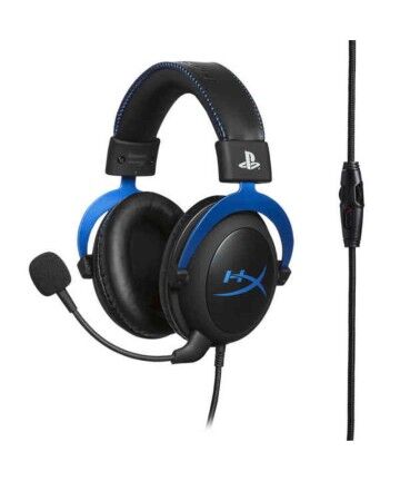 Auricolari con Microfono Hyperx Cloud PS4 Nero Azzurro