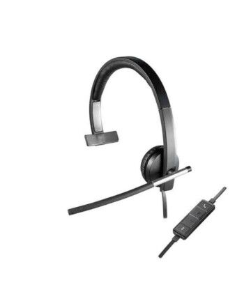 Auricolari con Microfono Logitech H650e Nero