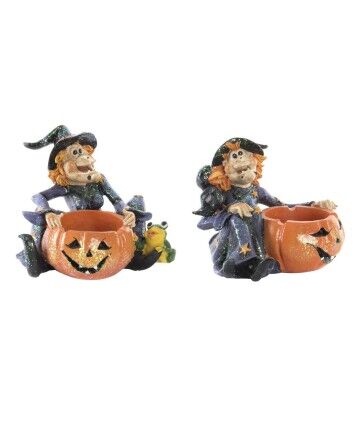 Statua Decorativa DKD Home Decor Resina Strega (2 pcs) (13 x 10.5 x 12 cm)