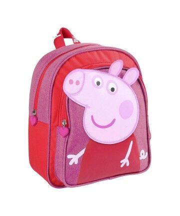 Zaino Scuola Peppa Pig Rosa (25,5 x 30 x 10 cm)