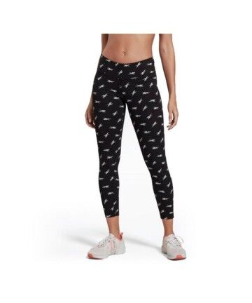 Leggings Sportivo da Donna Reebok TE VETOR Nero