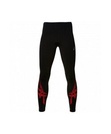 Leggings Sportivi da Uomo Asics Stripe Tight Nero (USA)