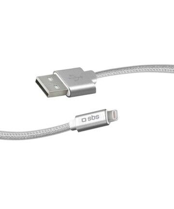 Cavo USB a Lightning SBS ‎TECABLEUSBIP5BS 1 m Argento