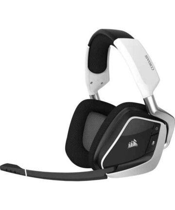 Auricolari Bluetooth con Microfono Corsair VOID RGB ELITE Bianco Senza Fili