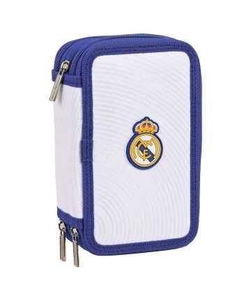 Plumier Triplo Real Madrid C.F. Azzurro Bianco (36 Pezzi)