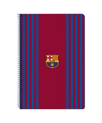 Quaderno con Anelli F.C. Barcelona A4 Rosso Granato Blu Marino