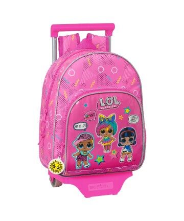 Trolley per la Scuola Art Club LOL Surprise! Fucsia (28 x 10 x 67 cm)