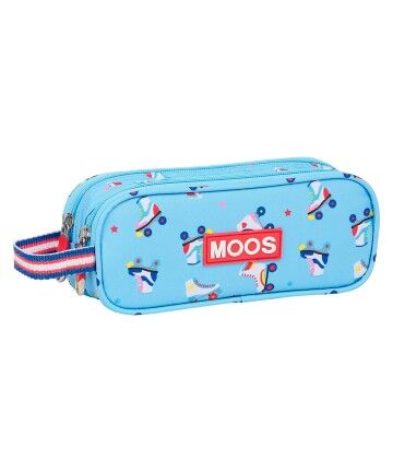 Portaoggetti Doppio Rollers Moos Multicolore Azzurro Chiaro