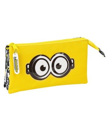 Portaoggetti Triplo Minions Giallo Bianco Nero