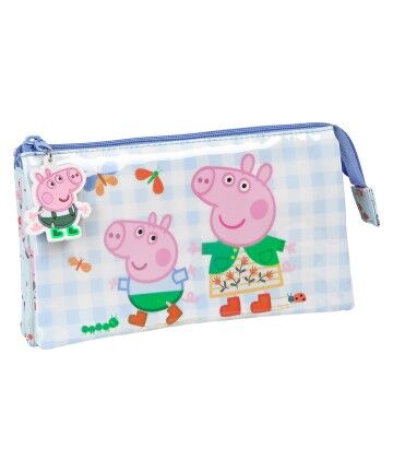 Portaoggetti Triplo Urban Farmer Peppa Pig Multicolore Azzurro Chiaro