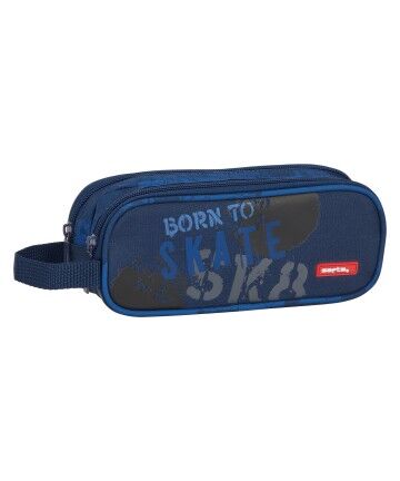 Portaoggetti Doppio Skate Safta Blu Marino