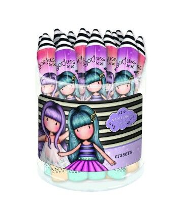 Set di Gomme da Cancellare The Duet Gorjuss Viola Poliestere (16 pcs)