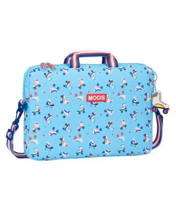 Valigetta per Portatile Rollers Moos Multicolore Azzurro Chiaro