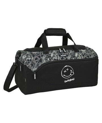 Borsa da Palestra Smiley Urban Flow Nero (50 x 25 x 25 cm)