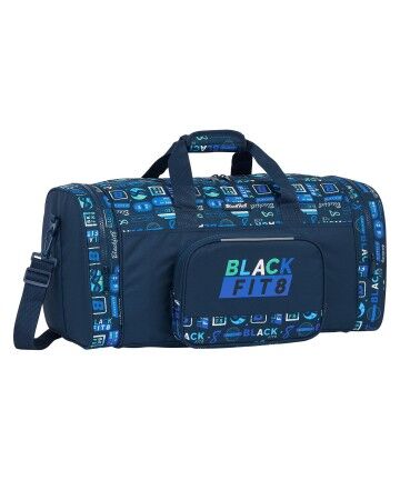 Borsa da Palestra BlackFit8 Retro Blu Marino (55 x 26 x 27 cm)