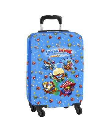 Bagaglio a Mano SuperThings Azzurro Multicolore 20'' (34.5 x 55 x 20 cm)