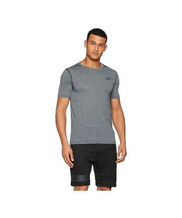 Maglia a Compressione a Maniche Corte da Uomo Under Armour 1289588-006  Grigio