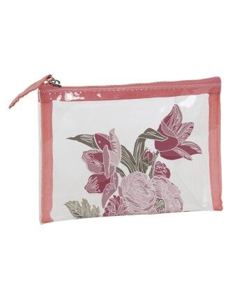 Necessaire DKD Home Decor Multicolore PVC Floral Glam (17.5 x 2 x 12 cm)