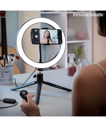 Ring Light con Treppiede e Telecomando Youaro InnovaGoods