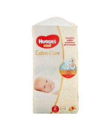 Pannolini usa e getta Huggies Extra Care Taglia 2 (40 pcs) (Ricondizionati B)