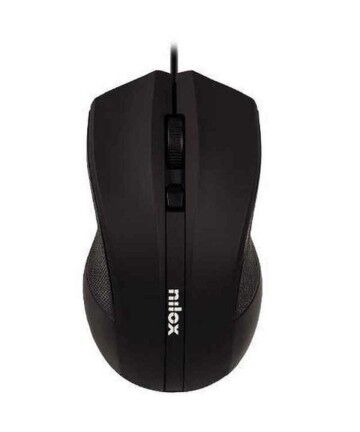 Mouse Nilox RATON ÓPTICO USB 1600 DPI -NEGRO