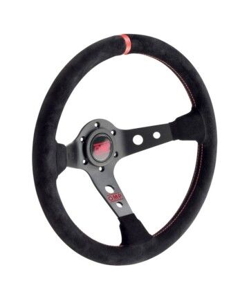 Volante Racing OMP Corsica Nero/Rosso Ø 35 cm