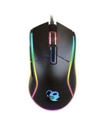 Mouse Gaming con LED CoolBox DG-MOU019-RGB        RGB 6400 dpi 30 ips Nero