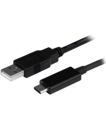 Cavo USB A con USB C Startech USB2AC1M             USB C Nero