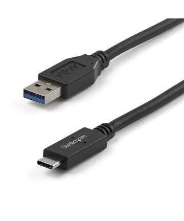 Cavo USB A con USB C Startech USB31AC1M            Nero