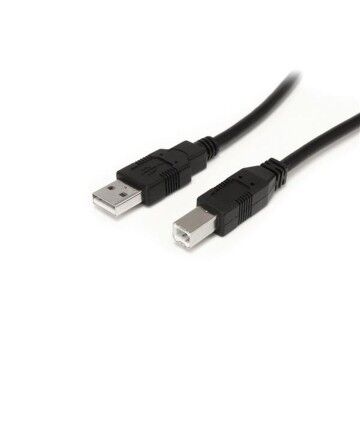 Cavo USB A con USB B Startech USB2HAB30AC          Nero