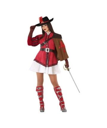 Costume per Adulti 113787 Rosso (3 pcs) Moschettiera